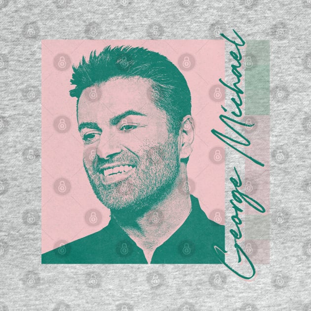 George Michael / Retro Duotone Fan Design by unknown_pleasures